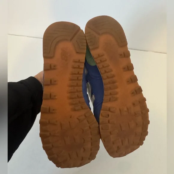 New Balance Blue and White Checkered Sneakers - Picture 7 of 8